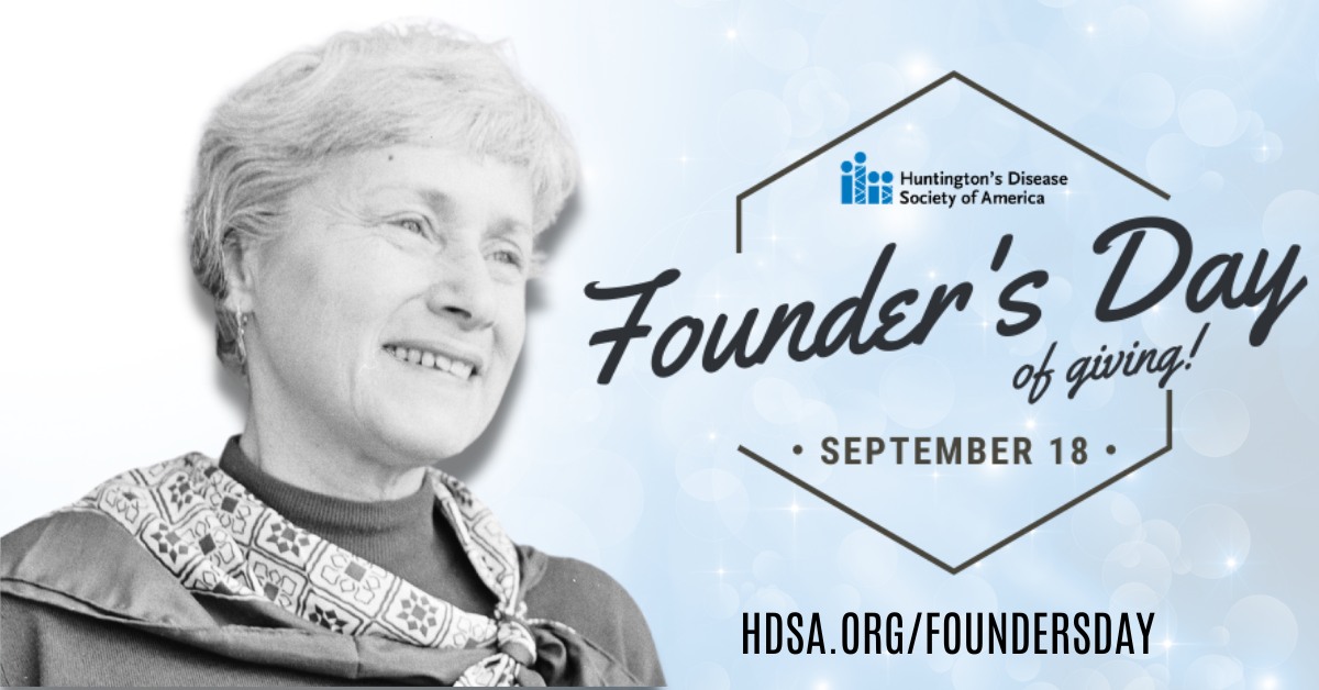 Marjorie Guthrie honored with HDSA Founder's Day